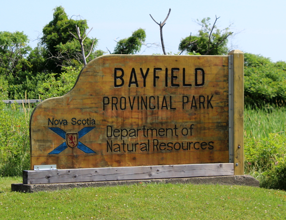 Bayfield beach entrance