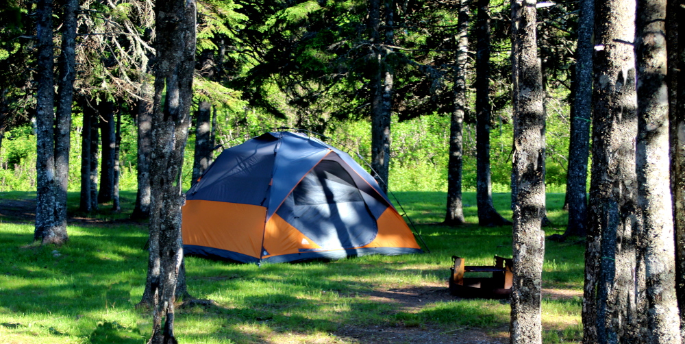 Tenting is a great way to spend some time in the Cape Breton Highlands National Park