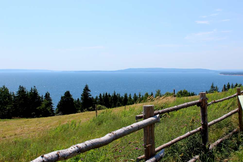 There are magnificent views of the Bras d'Or lake from the Highland Village in Iona, Cape Breton