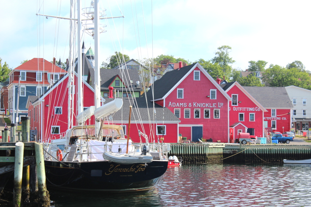 The Lunenburg waterfront is vibrant in its vast display of reds.  It is stunning and impossible to take a bad picture.  Although, pictures do not do it justice.