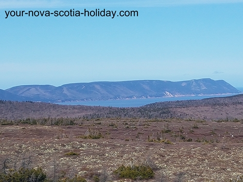 One of the fantastic views as you hike to Mica Hill on the plateau in the Cape Breton Highlands National Park.