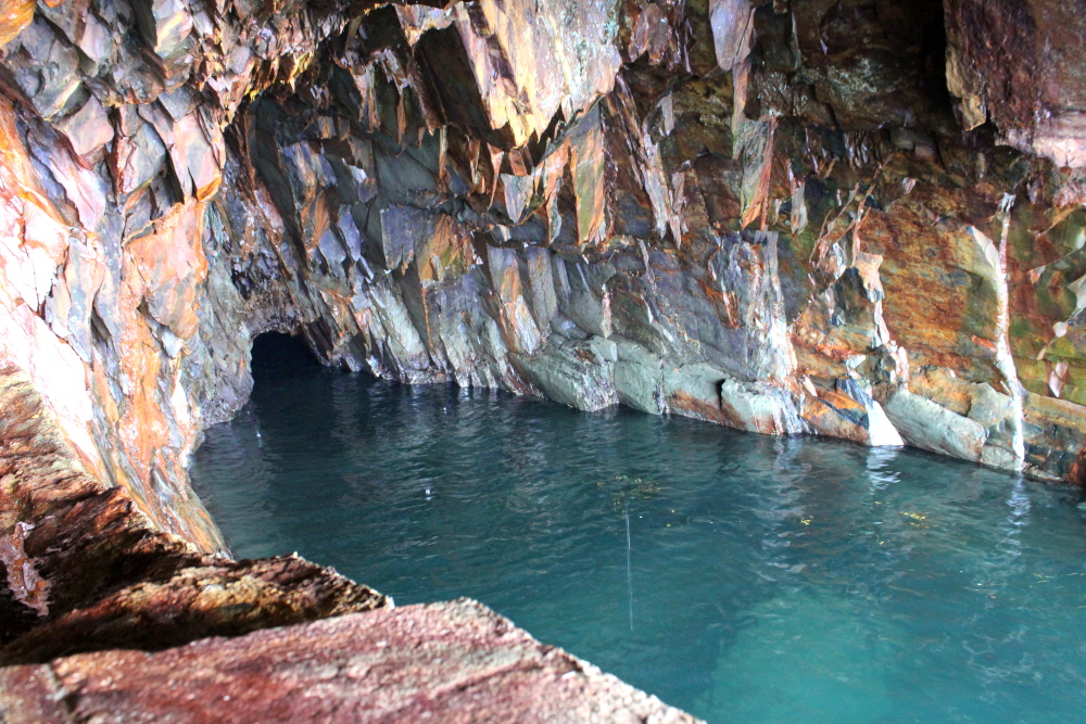 The Ovens Park will take you along a trail on the Atlantic coastline to discover sea caves.