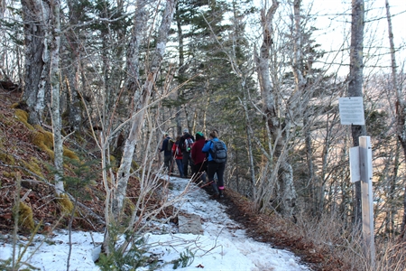 Springtime on the Partridge Island hiking trail.  Lots of snow and ice but we made it to enjoy great views of the Bay of Fundy!