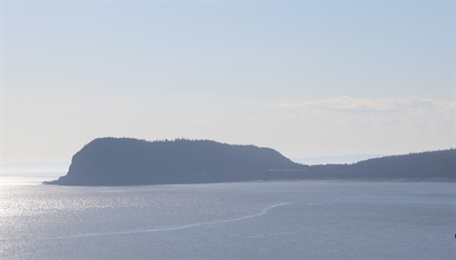 The gorgeous Bay of Fundy at sunset.  This is Cape Sharp taken from Partridge Island.