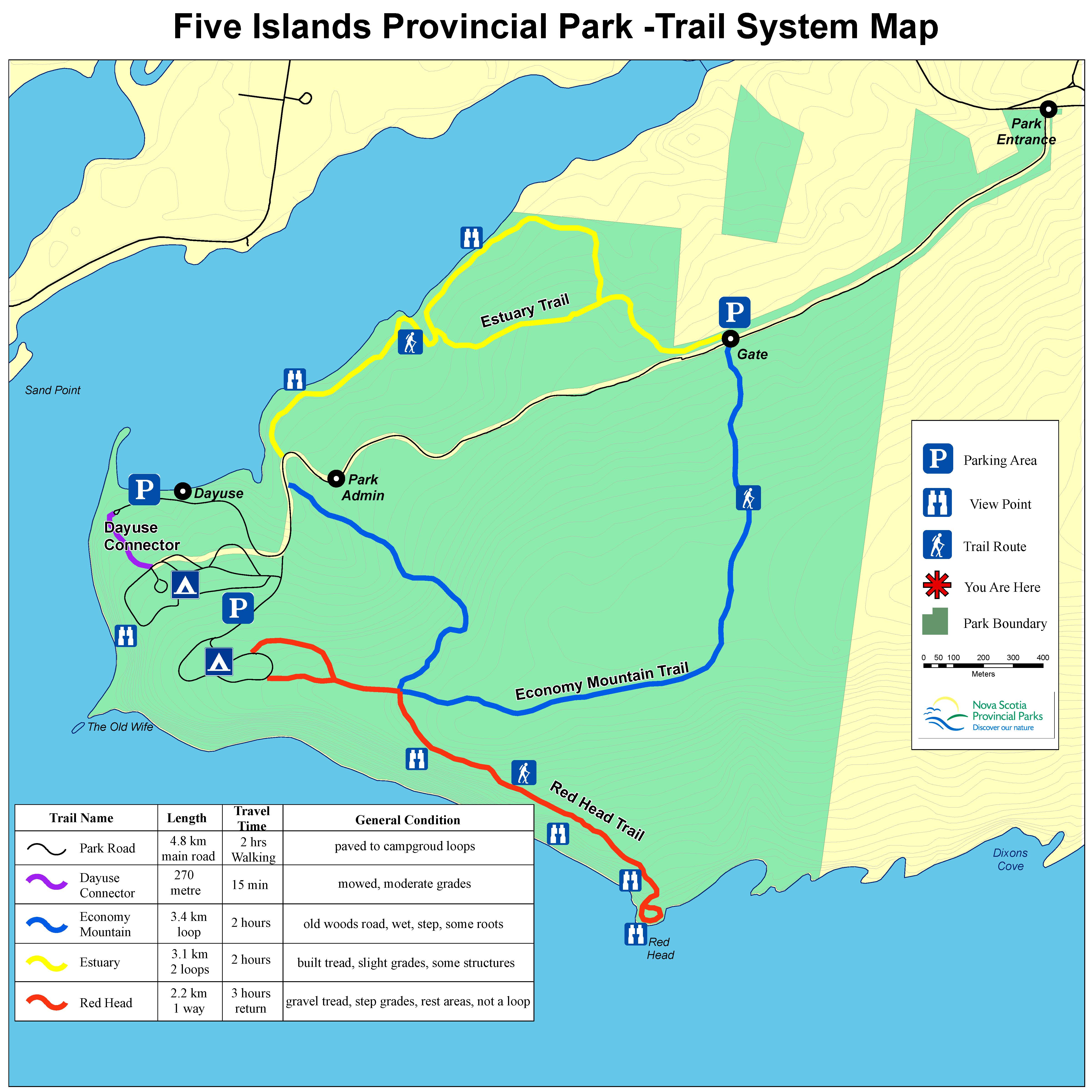 Five Islands Lighthouse Park on the Bay of Fundy in Nova Scotia.