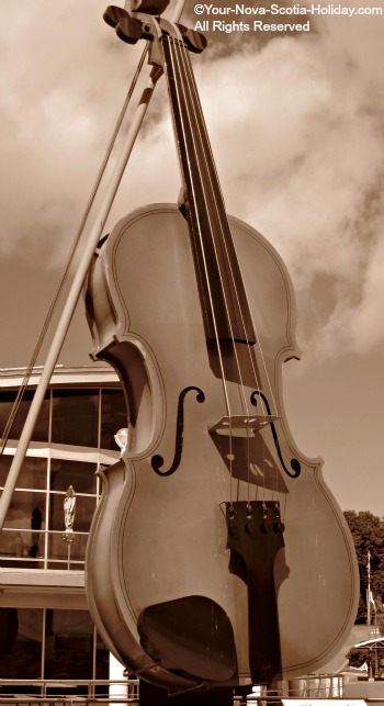 The Big Fiddle in Sydney, Cape Breton, Nova Scotia