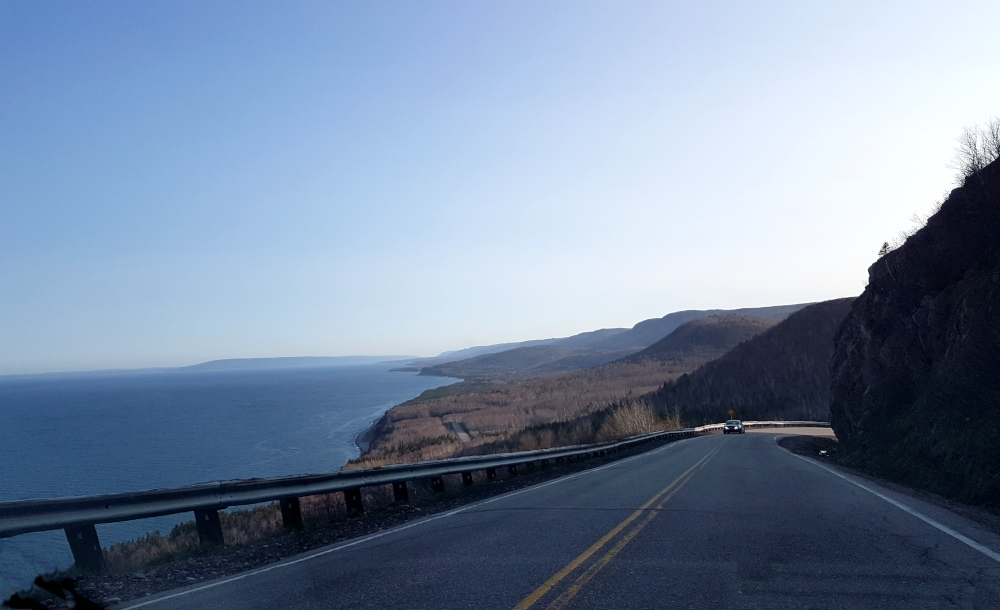 A great view of the Cape Breton coastline from Cape Smokey along the Cabot Trail.