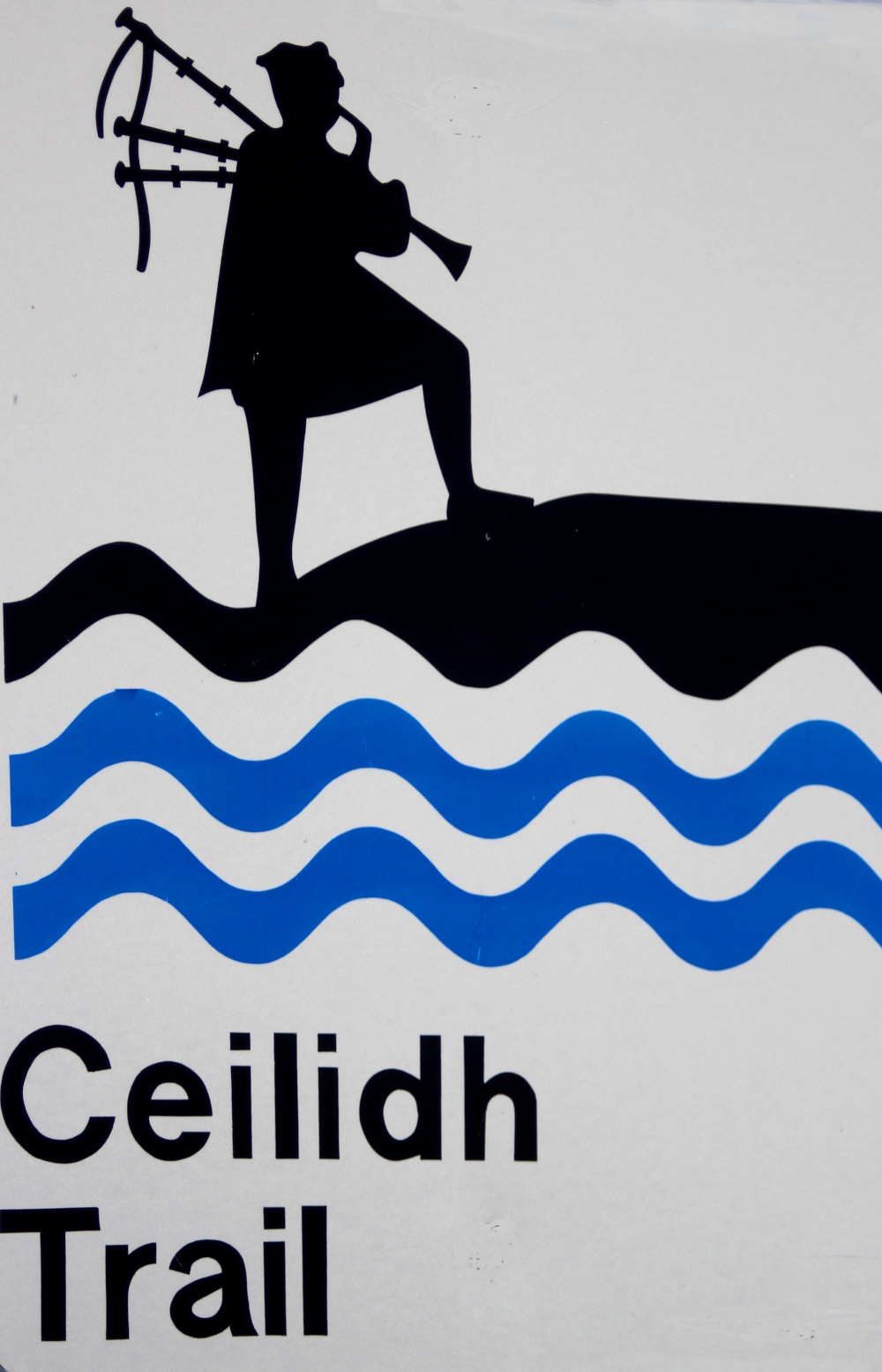 Look for the Ceilidh Trail sign along Route 19 on Cape Breton Island.