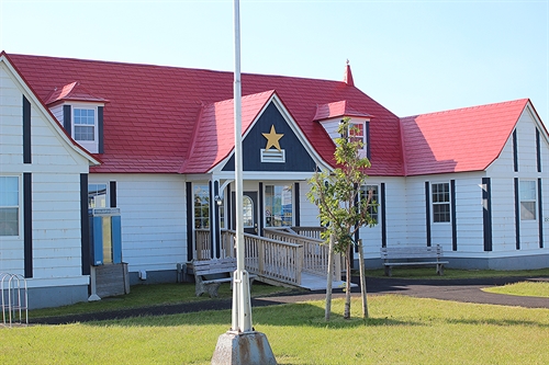 Les Trois Pignons is the local cultural and genealogy centre in Cheticamp, Cape Breton.  This is the place to visit if you want to learn about the history of the area.
