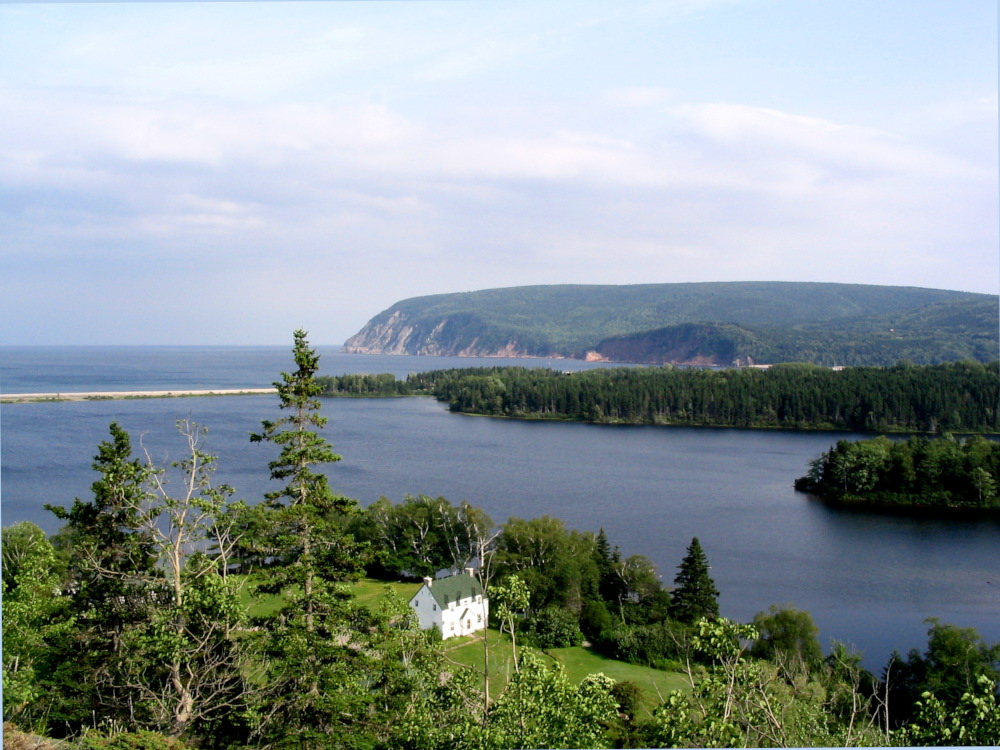 The Freshwater Lake Look-off in Ingonish.