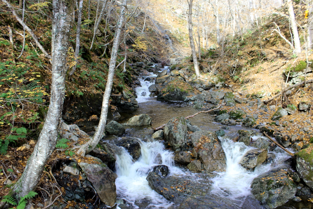 Falls Brook flows from Uisge Ban Falls