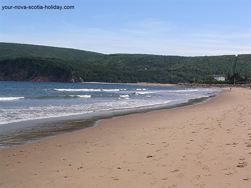 Gorgeous Ingonish beach along the Cabot Trail in northern Cape Breton.