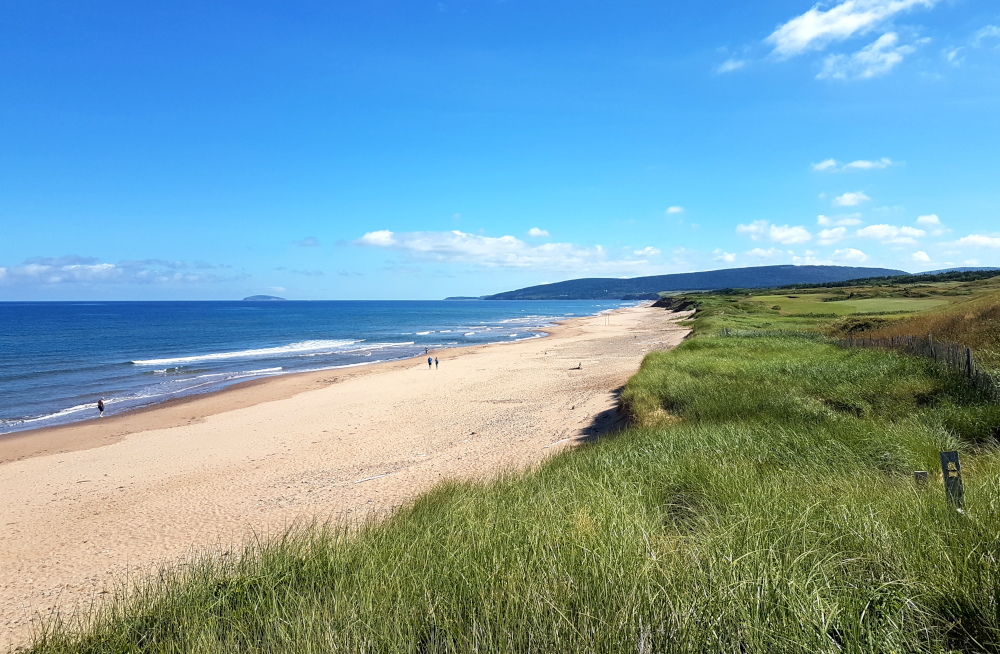 The fantastic Inverness beach along the Ceilidh Trail in Cape Breton.