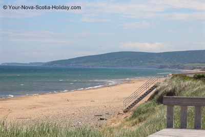 Inverness Beach in Inverness, Cape Breton on the Ceilidh Trail