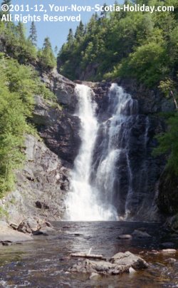 North River Falls in Cape Breton, Nova Scotia