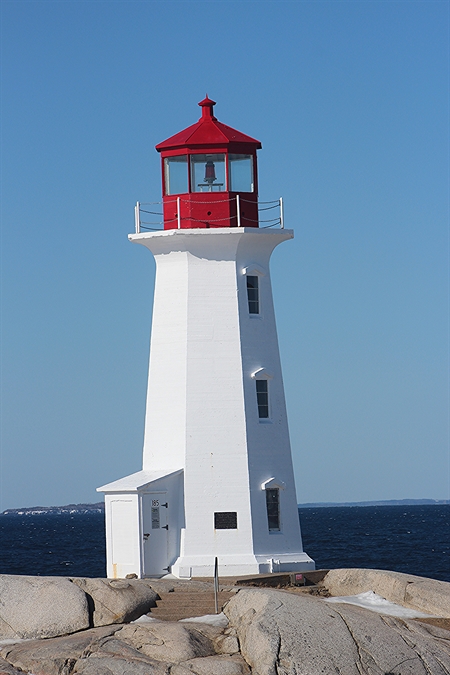 Sitting at the entrance to St. Margaret’s Bay, Peggy's Cove lighthouse has been guiding sailors and fishermen since 1868. The current lighthouse was built in 1915 and sits atop massive boulders which is the uniqueness in this special place. It is probably one of the most recognized lighthouses in the world.