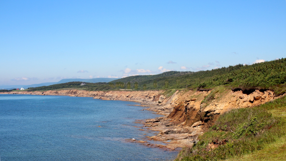 This is the Whale Cove area on Route 219 on the western coast of Cape Breton.  This is along the Ceilidh Trail leading to the Cabot Trail.
