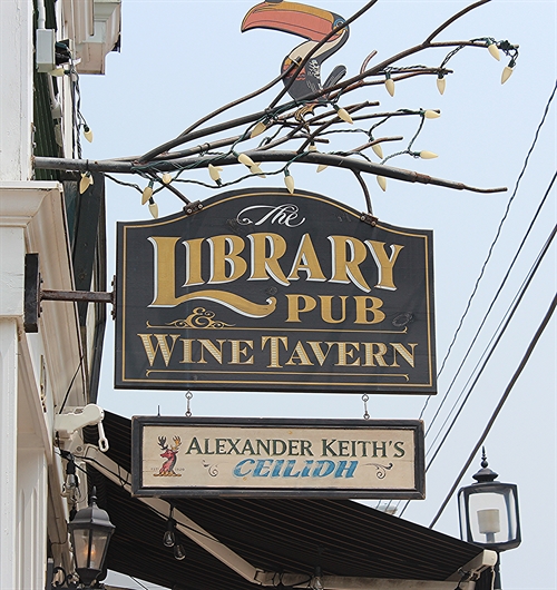 Be sure to stop at the Library Pub for a visit while you are in Wolfville, Nova Scotia.  Awesome spot!!